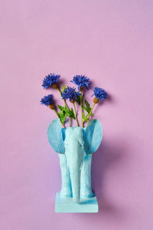 Emerald Kunstbloem Korenbloem 100cm blauw