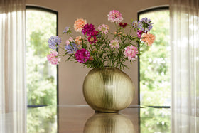 Emerald Kunstbloem Duifkruid 77cm paars