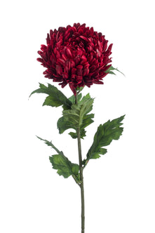 Emerald Kunstbloem Chrysant 75cm donkerrood