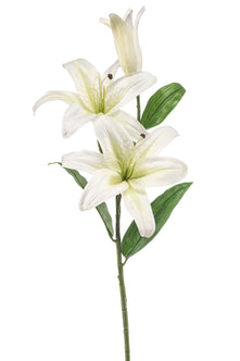 Emerald Kunstbloem Lelie Casablanca REC wit 85cm