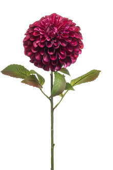 Emerald Kunstbloem Dahlia pompom XL 77cm beauty