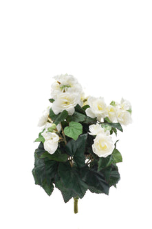 Emerald Kunstplant Begonia 29cm crème