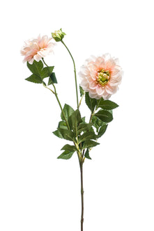 Emerald Kunstbloem Dahlia x3 72cm peach/roze