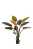 Emerald Kunstplant Philodendron 120cm bordeaux