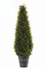 Emerald Kunstplant Buxus piramide UV 50x165cm