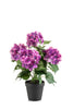 Emerald Kunstplant Hortensia in pot 40cm fuchsia
