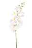 Emerald Kunstbloem Phalaenopsis wit 84cm