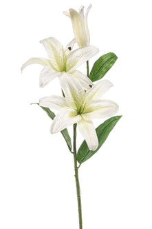 Emerald Kunstbloem Lelie Casablanca REC wit 85cm