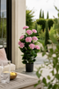Emerald Kunstplant Hortensia in pot UV 90cm roze