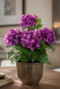 Emerald Kunstplant in pot Hortensia wit 40cm