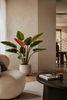 Emerald Kunstplant Philodendron 120cm bordeaux