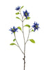 Emerald Kunstbloem Clematis 75cm blauw